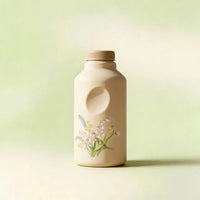 Sugarcane Pulp Molded Bottle - 100% Compostable Eco-Packaging, Customizable
