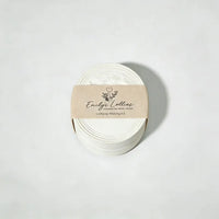 Custom Wet-Press Pulp Molded Box - Compostable Embossed Cosmetic Packaging