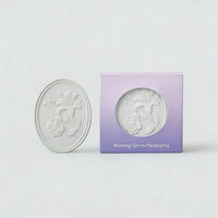 Custom Wet-Press Pulp Molded Box - Compostable Embossed Cosmetic Packaging